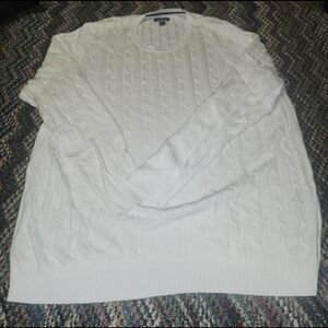 Club Room White Sweater